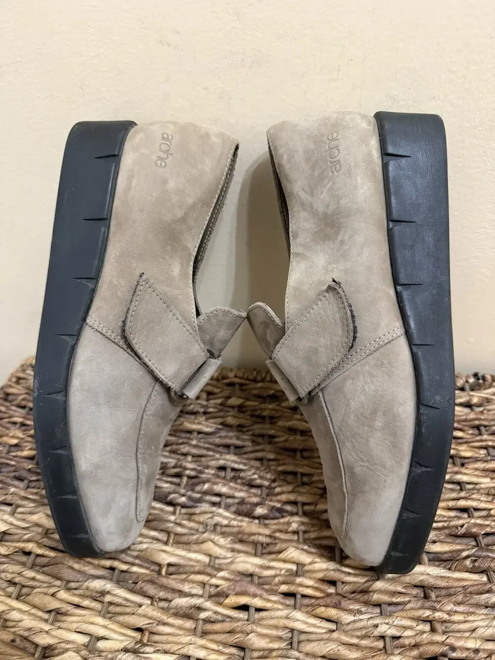 Arche Woman’s Shoes Gray Moccasins EU 41 US 10/10.5 Made In France